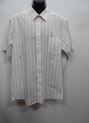 Мужская  рубашка с коротким рукавом big&tall р.56-58 083дрбу батал (только в 1 размере, только 1 шт)