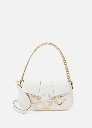 Сумка love moschino сумочка big heartbit shoulder bag сумка через плече