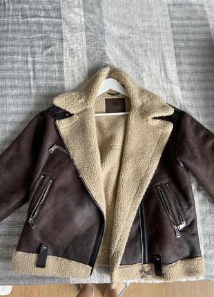 Дубленка zara