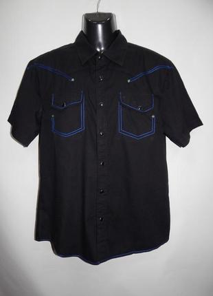 Мужская рубашка с коротким рукавом a.prodigee р.50 063дрбу (только в указанном размере, только 1 шт)