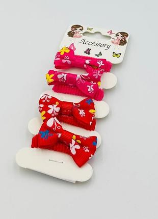 Набір гумок для волосся з бантиками125