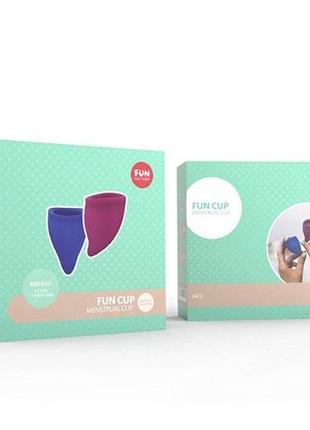 Менструальні чаші набір 2 шт fun factory fun cup а + в