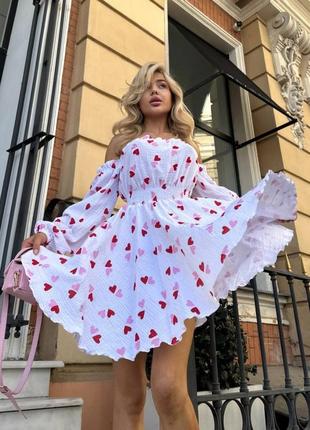Ніжне плаття із сердечками💕 сукня платье сарафан