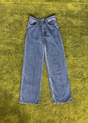 Джинси high rise straight jeans