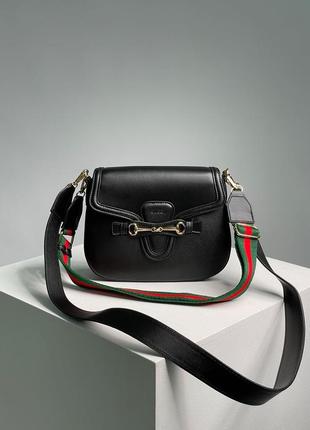 Сумка женская в стиле gucci lady web total black