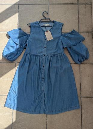 Нове джинсове плаття zara xs 42