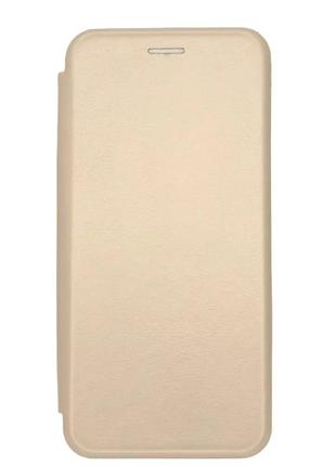Чохол книжка premium для xiaomi redmi 9c з магнітом на підставці золотий