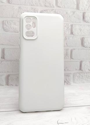 Чехол silicone case box для xiaomi redpoco x3 pro 5g бампер с микрофиброй белый