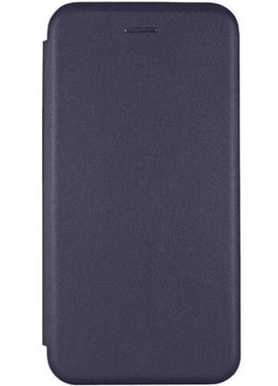 Чохол книжка premium для xiaomi redmi 10 темно-синій