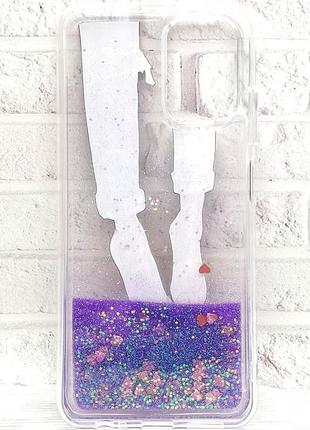 Чохол fluid glitter для xiaomi redmi note 10 4g бампер vogue 5