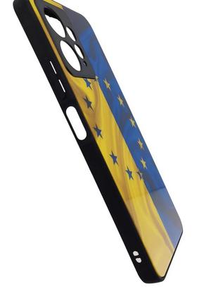 Чохол glass case для xiaomi redmi note 12 бампер ukrainian 2