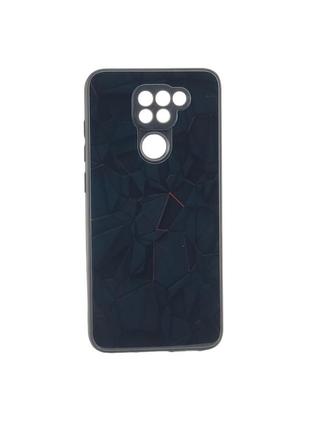 Чохол glass case для xiaomi note 9 бампер black line