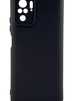 Чехол silicone case box для xiaomi redpoco x3 pro 4g / redpoco x3 pros бампер с микрофиброй черный