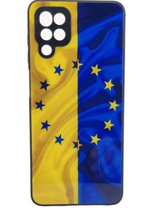 Чехол glass case для samsung a12 / a125 бампер ukraine
