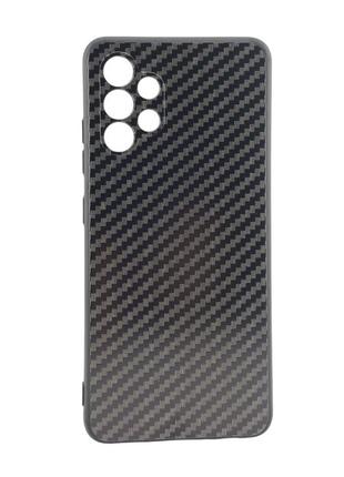 Чехол soft carbon для samsung galaxy a32 / a325 бампер силикон черный