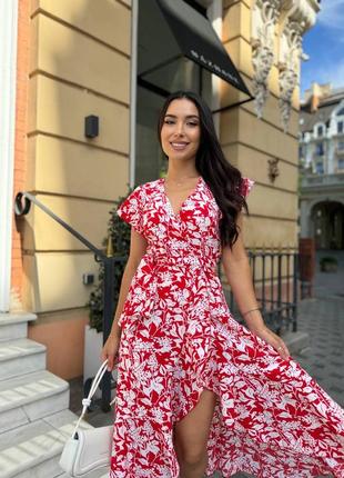 Сукня в квітку на запах
