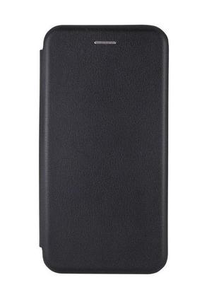 Чехол книжка premium для xiaomi redmi note 10 5g на маните с подставкой черный