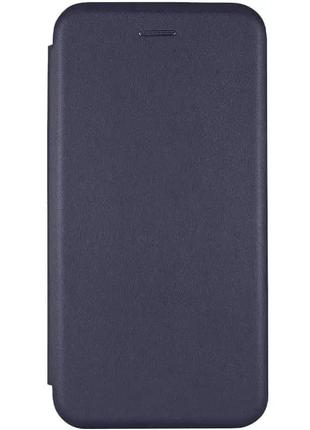 Чехол книжка premium для samsung a30s / a307 темно-синий