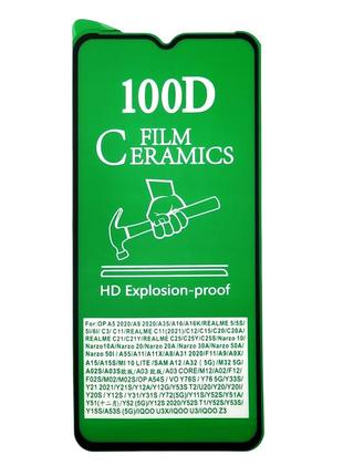 Гибкое защитное стекло ceramics film для nokia c22 black