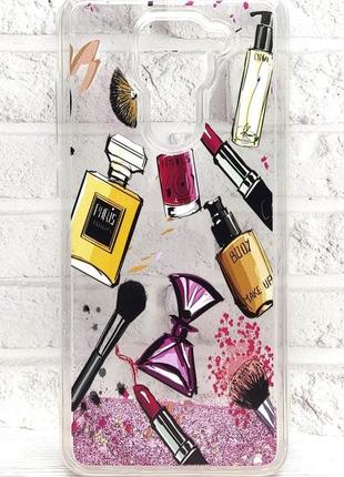 Чохол fluid glitter для xiaomi note 9 бампер cosmetics