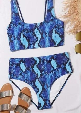 Купальник змеиный принт большой размер 🔥