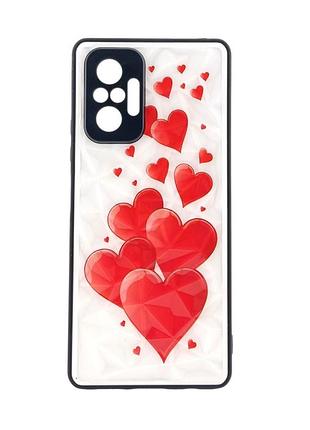 Чехол prisma для телефона xiaomi poco x3 pro 4g бампер рисунок hearts