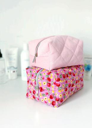 Вельветова косметичка