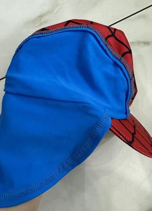 Солнцезащитная плавательная кепка панамка с защитой шеи на мальчика 1-2 года (86-92см)...