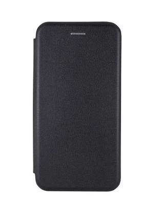 Чехол книжка premium для samsung a10 / a105 на магните с подставкой черный