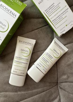 Крем для обличчя bioderma sebium mat control 30 мл