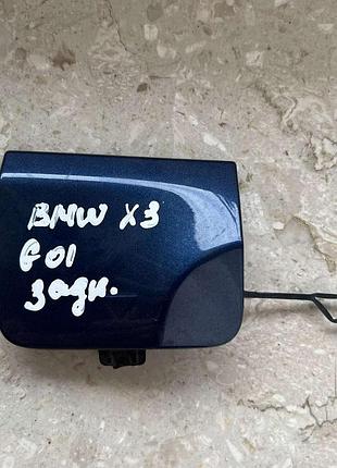 Заглушка буксировочного крюка bmw x3 g01 зад чорна 7400662     5112773828-10