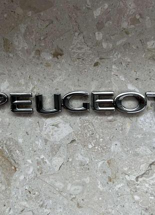 Букви задньої кляпи peugeot