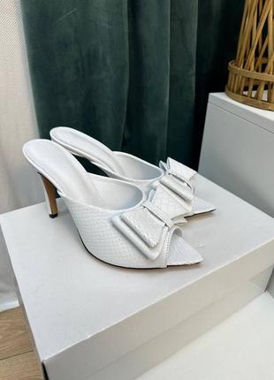 Шлепанцы женские на шпильке