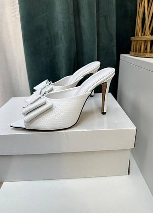 Шлепанцы женские на шпильке