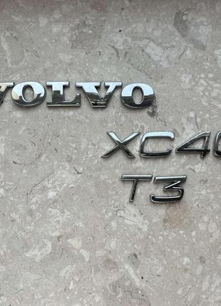 Емблема задньої кляпи volvo xc40 t3