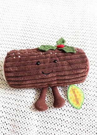 Нова м'яка дитяча іграшка, десерт, шоколадний рулет