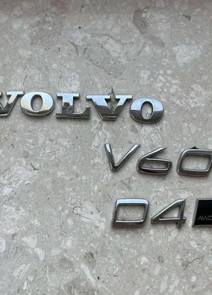 Букви кляпи volvo v60 d4 awd  оригінал