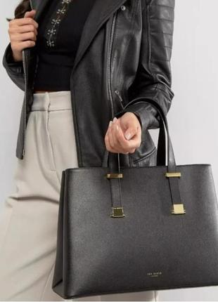Роскошная кожаная сумка ted baker