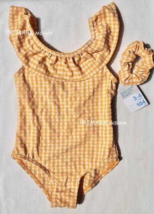 Слитный купальник для девочки 104 см primark