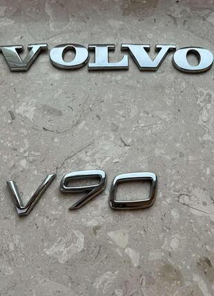 Шильдик напис volvo v90 на кришку багажника оригінал