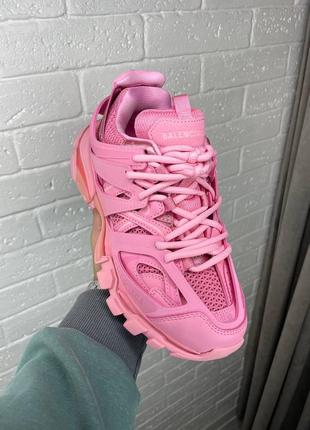 Хіт весна 2024 • жіночі трендові рожеві кросівки в стилі balenciaga track 3.0 pink баленсіага 36-40 ( ar00508 )2 фото