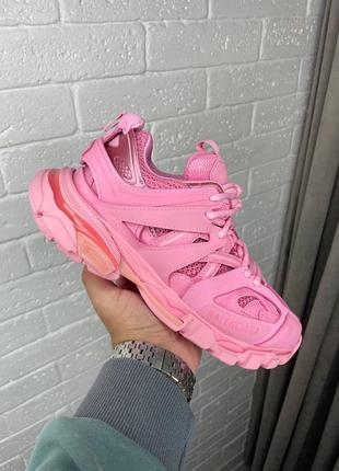 Хіт весна 2024 • жіночі трендові рожеві кросівки в стилі balenciaga track 3.0 pink баленсіага 36-40 ( ar00508 )5 фото