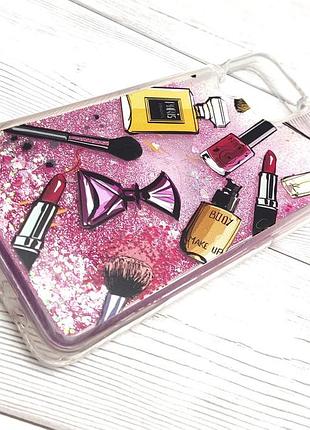 Чехол fluid glitter для samsung a22 / a225 бампер cosmetics 3