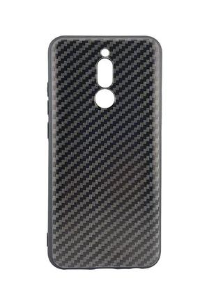 Чохол soft carbon для xiaomi redmi 8 бампер силікон чорний