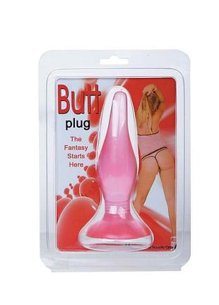 Анальна пробка - butt plug pink 6
