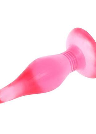 Анальна пробка - butt plug pink 4