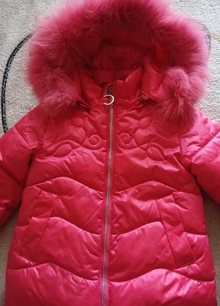 Зимова куртка на дівчинку 3