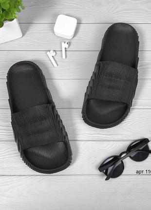 Шлепанцы 39-40 мужские badeschuhe black / шлепанцы мужское черное