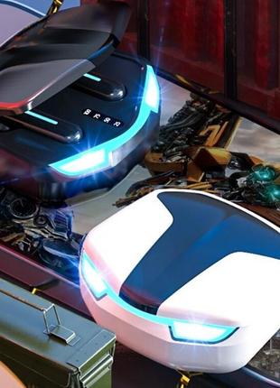 Бездротові ігрові навушники трансформер білі