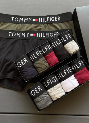 Чоловічі труси боксери - в стилі tommy hilfiger набір 5 шт.